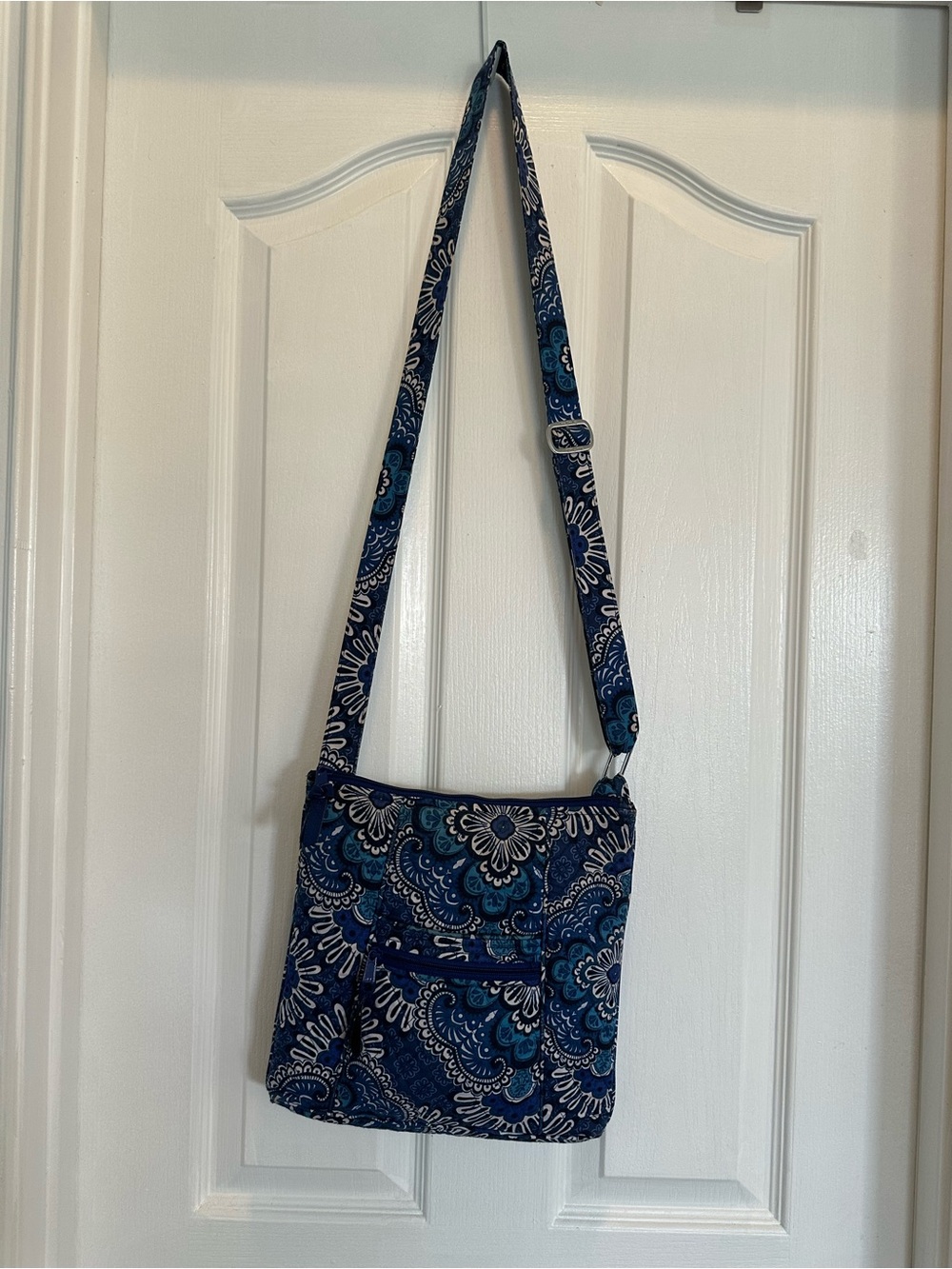 Vera Bradley Blue Floral Crossbody Bag